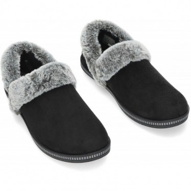 SKECHERS COSY CAMPFIRE FRESH TOAST SLIPPER 167219 BLACK