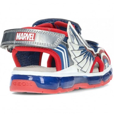 GEOX J450QA ANDROID CAPTAIN AMERICA SANDALEN AZUL