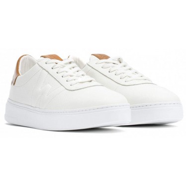 WONDERS GEPRÄGTE LEDERSNEAKERS CB-3920 BLANCO