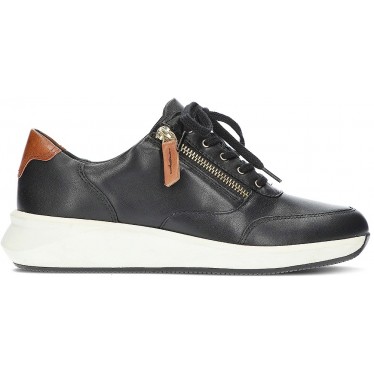 CLARKS UN RIO ZIP-SNEAKERS BLACK