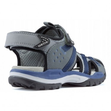 GEOX BOREALIS PR DBK SANDALEN GREY_NAVY