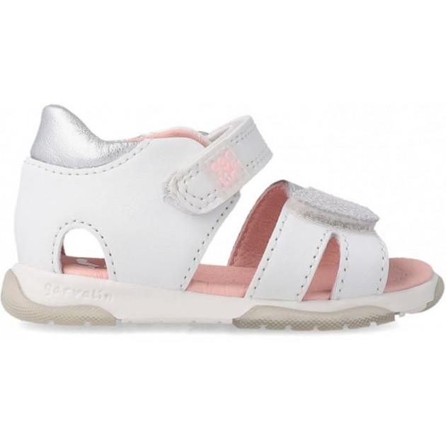 GARVALIN METALLISCHE SANDALEN 232311 BLANCO_PLATA