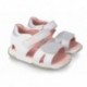 GARVALIN METALLISCHE SANDALEN 232311 BLANCO_PLATA