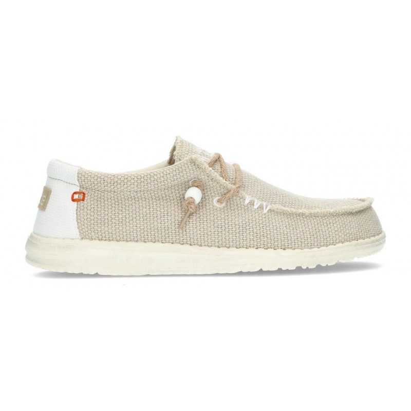 SCHUHE DUDE WALLY GEFLOCHTEN M OFF_WHITE