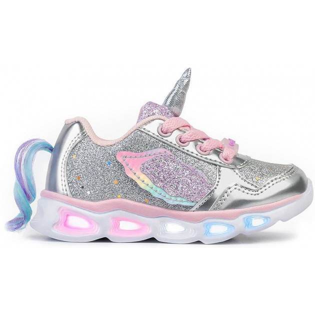 EINHORN-SNEAKERS MIT LICHT 29405 PLATA EINHORN-SNEAKERS MIT LICHT 29405 PLATA