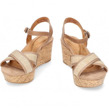 CLARKS ELLERIPLUM SANDALEN PRALINE