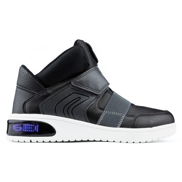 Booties Lichter GEOX JR XLED BOY BLACK Booties Lichter GEOX JR XLED BOY BLACK