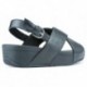 SANDALEN FITFLOP LULU CROSS RÜCKSEITE K03 BLACK