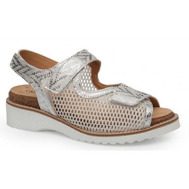 CALZAMEDI ATENEA SANDAL PLATINO