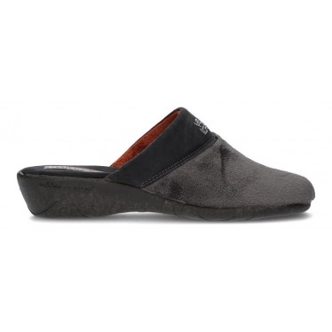 HAUS SLIPPERS VULLADI ALASKA WEDGE 2020 GRIS