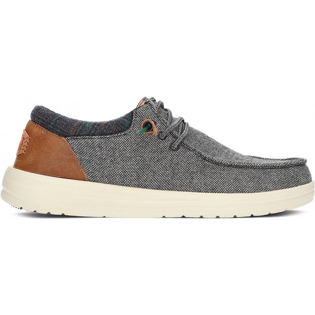 DUDE WALLY GRIP WOLLLOAFERS CHARCOAL DUDE WALLY GRIP WOLLLOAFERS CHARCOAL