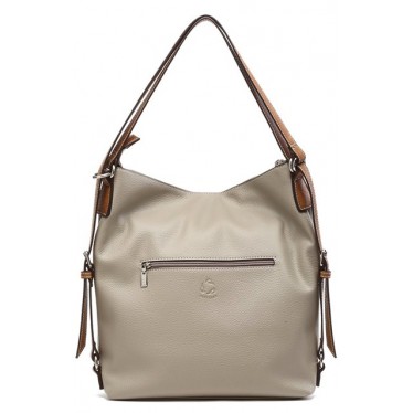 ABBACINO RECYCELTE RUCKSACKTASCHE 80577 TAUPE