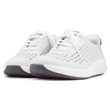 CLARKS UN RIO TIE Schuhe WHITE_LEATHER