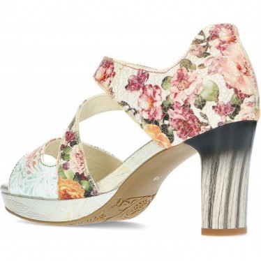 SCHUHE MIT ABSATZ LAURA VITA HICAO0523 FLORAL_BEIGE