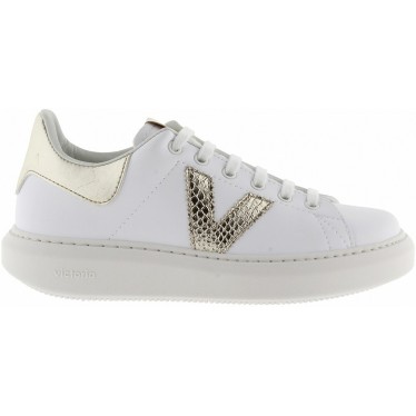 VICTORIA SNEAKERS 1263106 SCHLANGENLOGO PLATINO