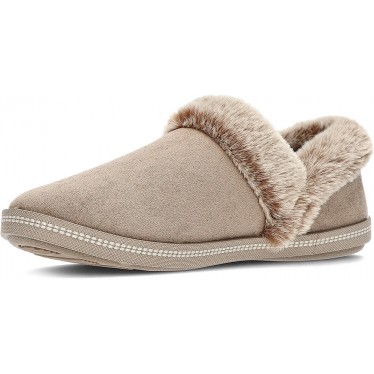 SKECHERS COSY CAMPFIRE FRESH TOAST SLIPPER 167219 DARK_TAUPE