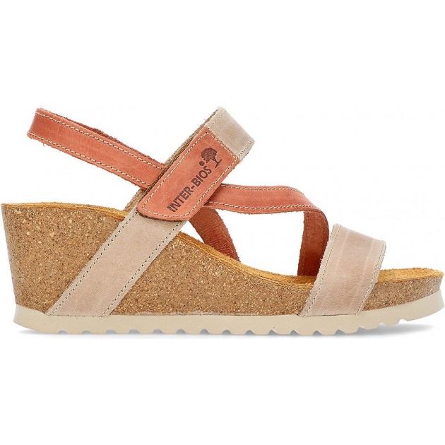 INTERBIOS Sandalen Komfortabler Keil 2019 TEJA_BEIG INTERBIOS Sandalen Komfortabler Keil 2019 TEJA_BEIG