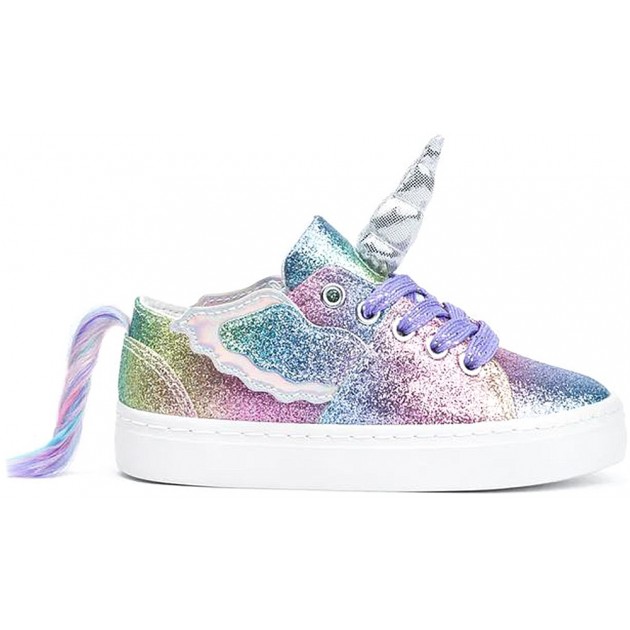 SNEAKER GLITZER-EINHORN CONGUITO 30212 MULTICOLOR