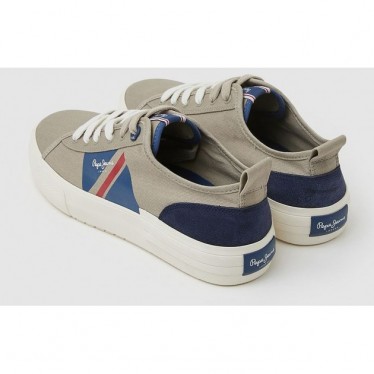 PEPE JEANS ALLEN FLAG SNEAKER PMS30903 STONE