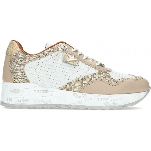 SNEAKER CETTI C848SRA BLANCO_TAUPE