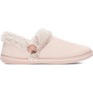 SKECHERS COSY CAMPFIRE FRESH TOAST SLIPPER 167219 BLUSH