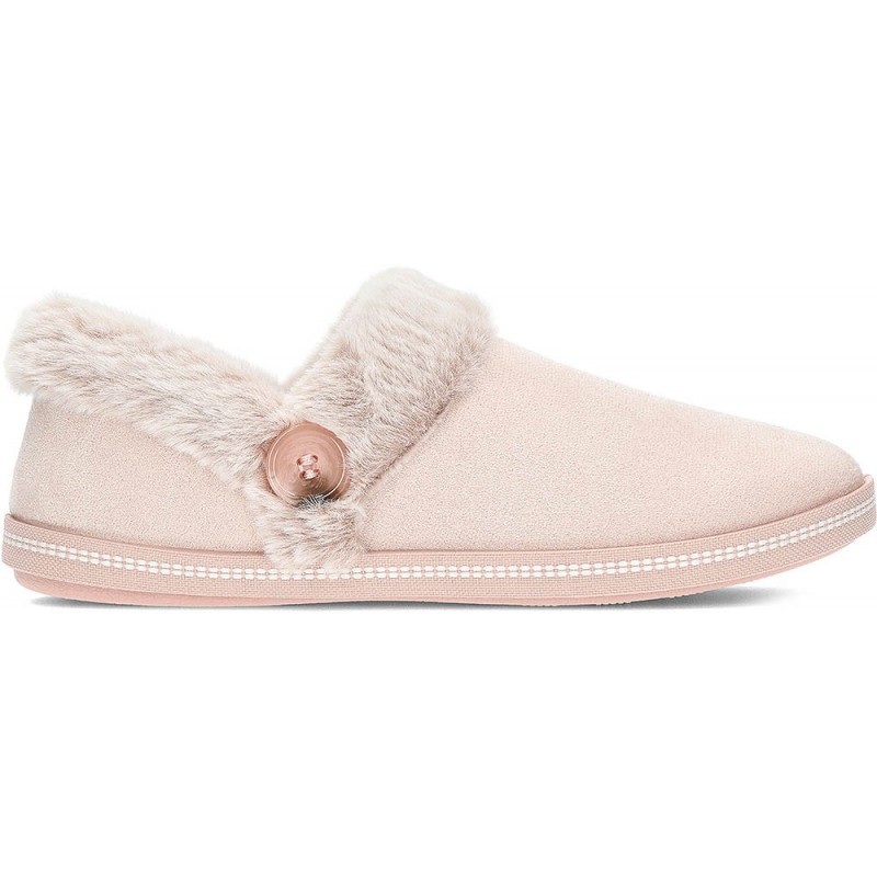 SKECHERS COSY CAMPFIRE FRESH TOAST SLIPPER 167219 BLUSH
