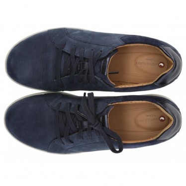 CLARKS UN ADORN LACE SNEAKERS NAVY