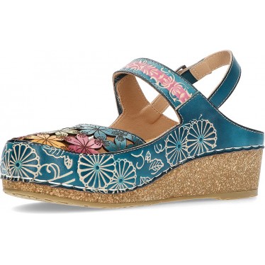 LAURA VITA SANDALEN FACSCINEO0121 AZUL_FLORAL