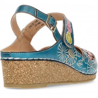 LAURA VITA SANDALEN FACSCINEO0121 AZUL_FLORAL