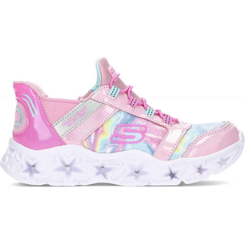 SPORT MIT LICHT SKECHERS GALAXY LIGHTS 303707L PINK_RAINBOW