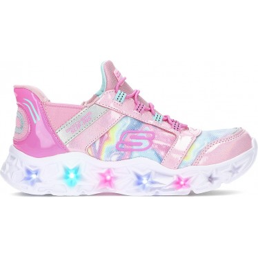 SPORT MIT LICHT SKECHERS GALAXY LIGHTS 303707L PINK_RAINBOW