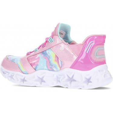 SPORT MIT LICHT SKECHERS GALAXY LIGHTS 303707L PINK_RAINBOW