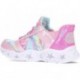 SPORT MIT LICHT SKECHERS GALAXY LIGHTS 303707L PINK_RAINBOW