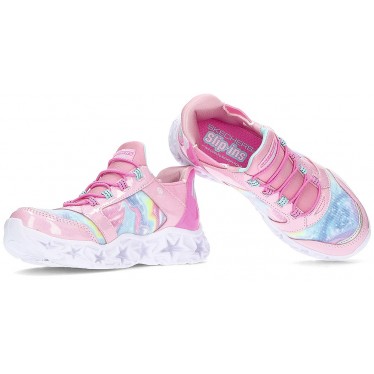 SPORT MIT LICHT SKECHERS GALAXY LIGHTS 303707L PINK_RAINBOW