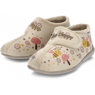 VULLADI 4210 LITTLE BEES PANTOFFEL NIQUEL