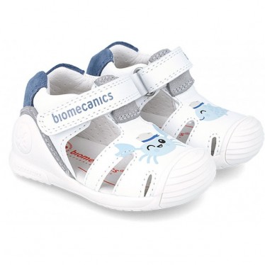 BIOMECANICS FIRST STEPS TWINS SANDALEN 242123-A BLANCO