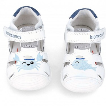 BIOMECANICS FIRST STEPS TWINS SANDALEN 242123-A BLANCO