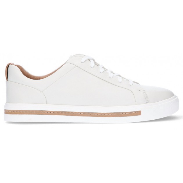 CLARKS SCHUHE UN MAUI LACE W BESONDERE BREITE BLANCO