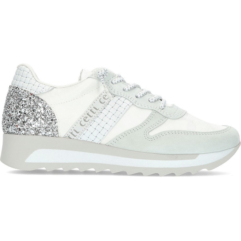 GEPOLSTERTE SNEAKERS CETTI C-847 WHITE