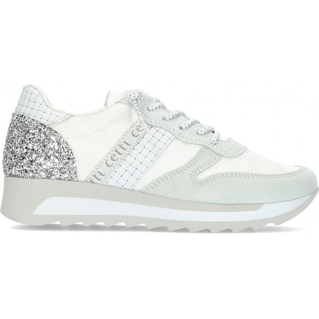 GEPOLSTERTE SNEAKERS CETTI C-847 WHITE