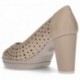 CALLAGHAN NATURAL ROSE HEEL SHOES BEIGE