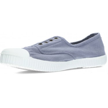 VICTORIA SNEAKERS 106623 ENGLISCHES LEINWAND AZUL