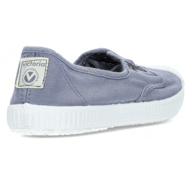 VICTORIA SNEAKERS 106623 ENGLISCHES LEINWAND AZUL