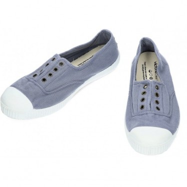 VICTORIA SNEAKERS 106623 ENGLISCHES LEINWAND AZUL