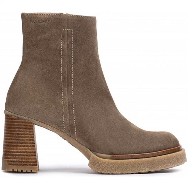 STIEFELETTEN WUNDER MIERA H5203 CUERO_TOPO STIEFELETTEN WUNDER MIERA H5203 CUERO_TOPO