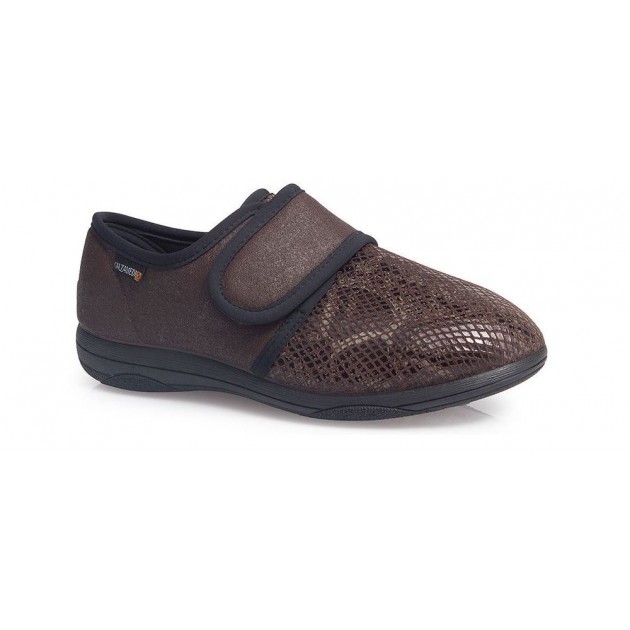 BESONDERS BEQUEME CALZAMEDI DAMEN-HAUSSCHUHE W 3070 MARRON BESONDERS BEQUEME CALZAMEDI DAMEN-HAUSSCHUHE W 3070 MARRON