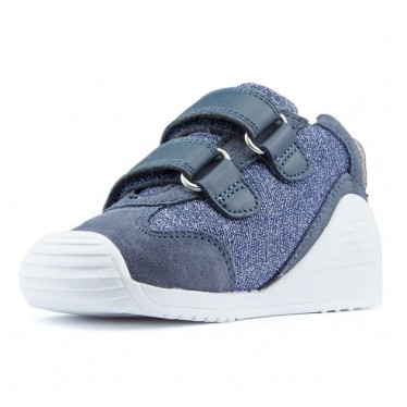 Biomecanics Babyschuhe Purpurina PR VAQUERO_NAVY