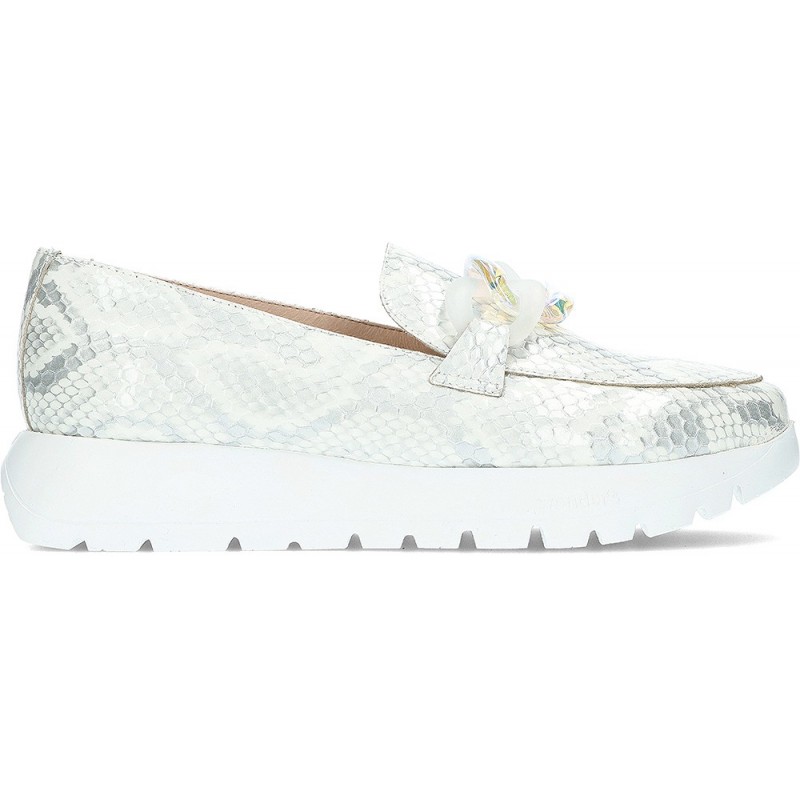 WUNDERT A2444SIL LOAFERS SILVER