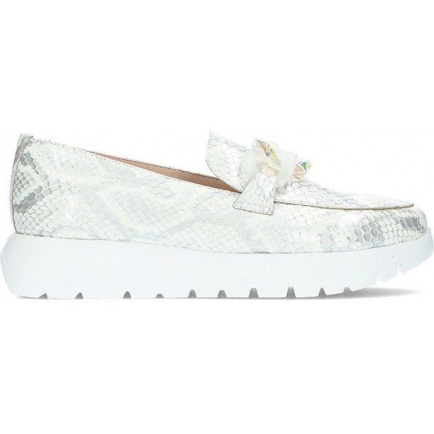 WUNDERT A2444SIL LOAFERS SILVER