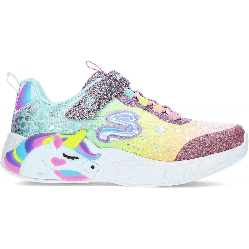 LEUCHTENDE SCHUHE SKECHERS 302311 EINHORN-TRÄUME MULTICOLOR